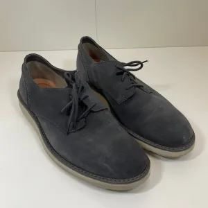 EUC Clark’s Fayeman Lace Dark Grey Suede Shoes Size 12M