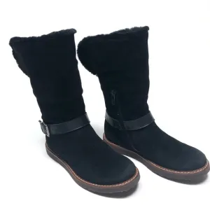 EUROPEAN winter snow leather shearling boots