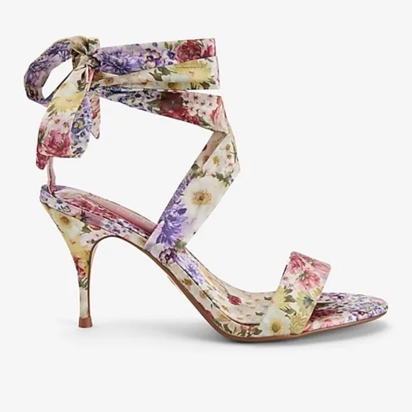 Express Size9 Floral Women's Heels