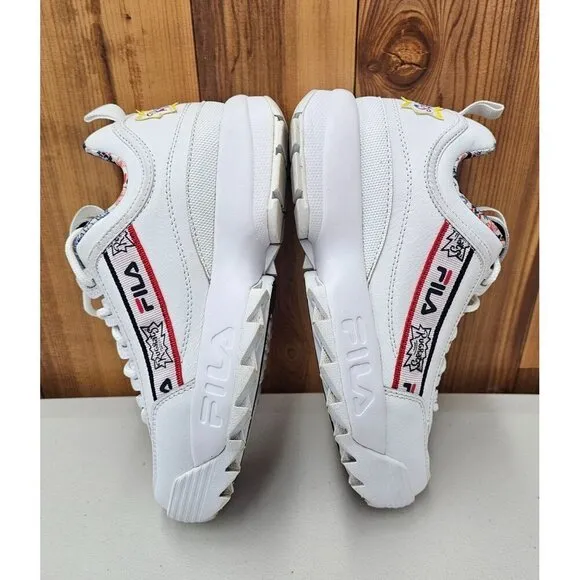 Fila Disruptor 2 &quot;Rugrats&quot; White Big Kids Shoes Size 6.5