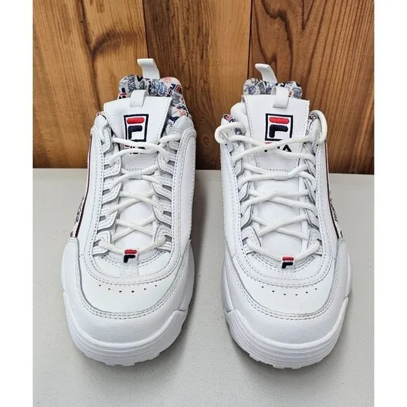Fila Disruptor 2 &quot;Rugrats&quot; White Big Kids Shoes Size 6.5