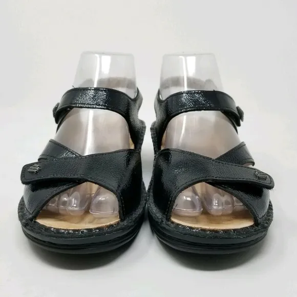 Finn Comfort Leather Double Strap Comfort Sandal