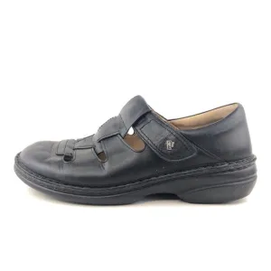 Finn Comfort Quebec Black Fisherman Sandals EUR 38 D