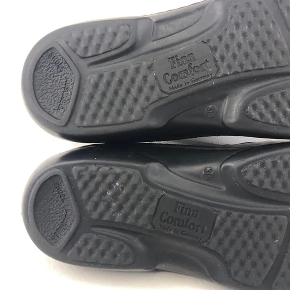 Finn Comfort Quebec Black Fisherman Sandals EUR 38 D