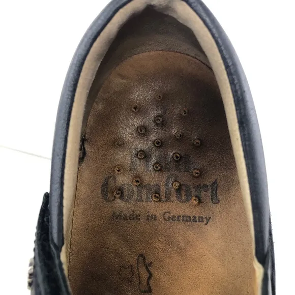 Finn Comfort Quebec Black Fisherman Sandals EUR 38 D