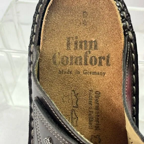 Finn Comfort Sandals Women's Size 39D US 9 Jamaica Double Strap Slide Brown