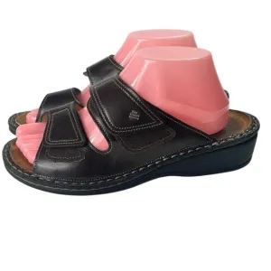 Finn Comfort Sandals Women's Size 39D US 9 Jamaica Double Strap Slide Brown