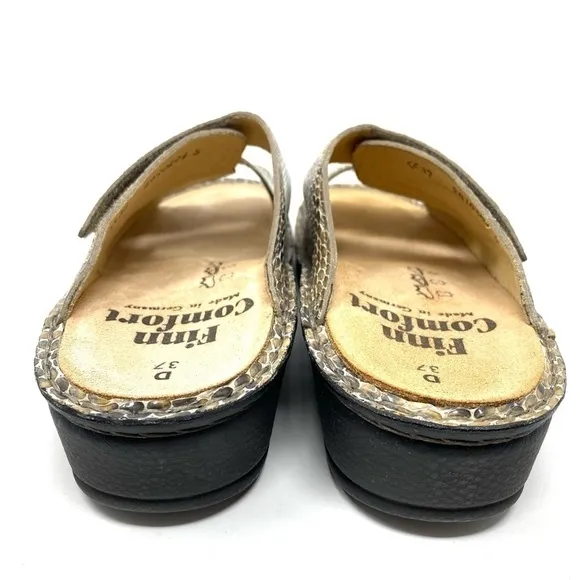 FINN COMFORT WOMENS JAMAIKA SOFT SANDALS - VIPERA MUSHROOM