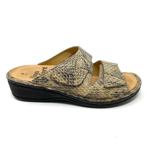 FINN COMFORT WOMENS JAMAIKA SOFT SANDALS - VIPERA MUSHROOM