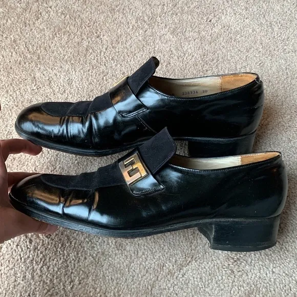 Florsheim | Florsheim Men's Designer Collection Loafers Patent Logo Buckle