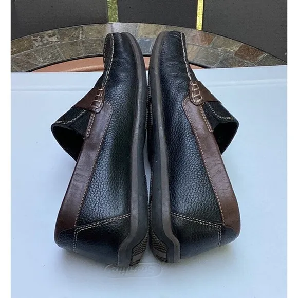 Florsheim mens brown Black  flats sz 8.5. Shoes Loafers Slip Ons Casual Moc