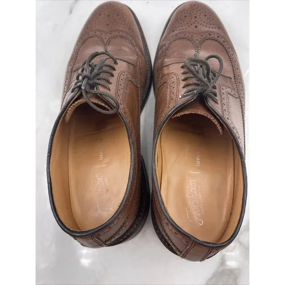 Florsheim Mens Royal Imperial Brown Leather Kenmoor Wingtip Shoes 17109 03