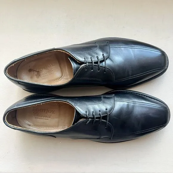 FootJoy 75427 Black Leather Lace Up Classic Dress Shoes Men's Size 12 D