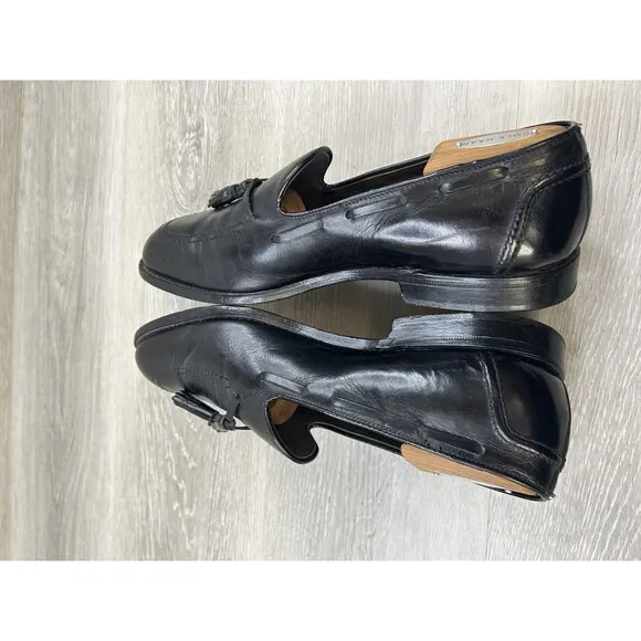 Footjoy Classic 75309 Mens Loafer Black Leather Slip-On Tassel  Shoes US 9.5D
