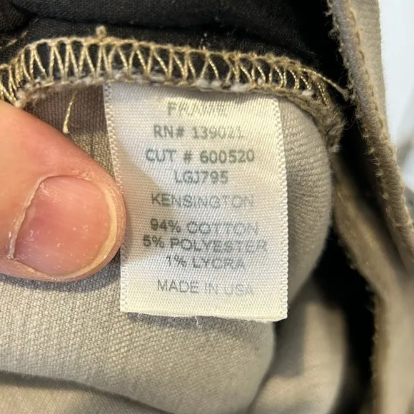 Frame Denim Le Garcon LGJ795 Women's Sz 28 Gray Kensington Denim Jeans $220