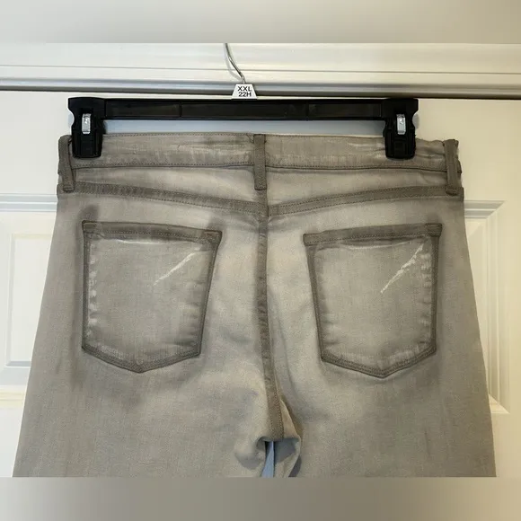 Frame Denim Le Garcon LGJ795 Women's Sz 28 Gray Kensington Denim Jeans $220