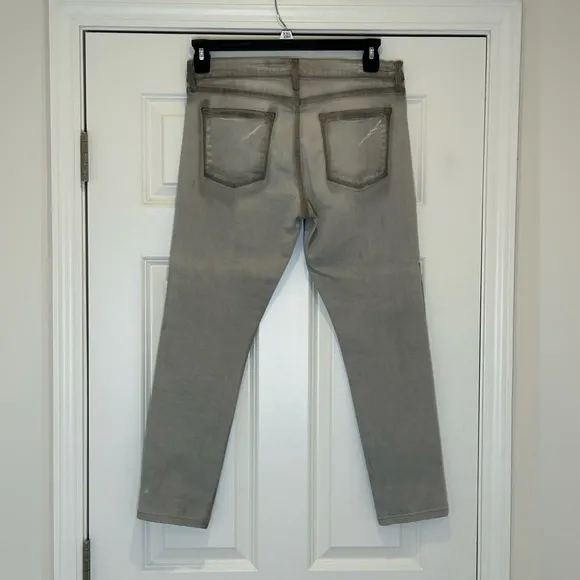 Frame Denim Le Garcon LGJ795 Women's Sz 28 Gray Kensington Denim Jeans $220