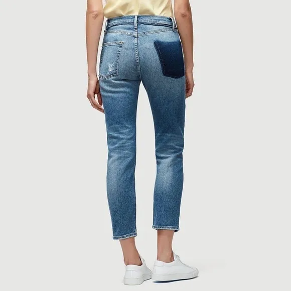 FRAME Le Original High Rise Straight Leg Jean