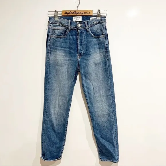 FRAME Le Original High Rise Straight Leg Jean