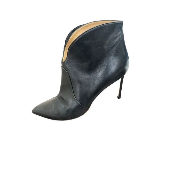 FRANCESCO RUSSOAnkle Leather Western Boots