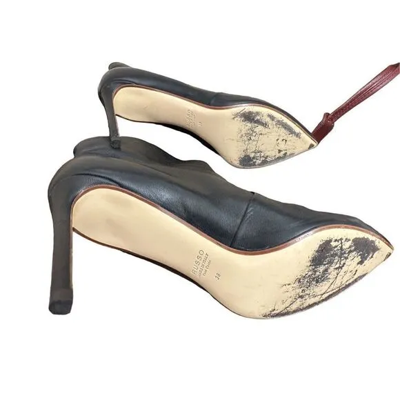 FRANCESCO RUSSOAnkle Leather Western Boots