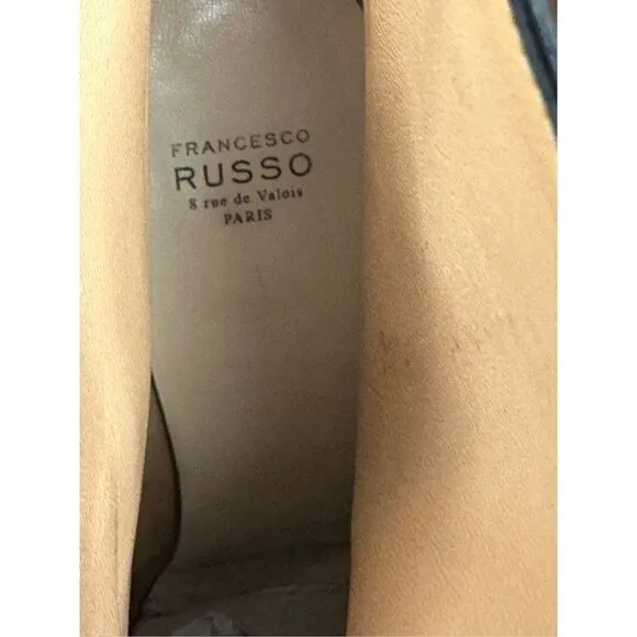 FRANCESCO RUSSOAnkle Leather Western Boots