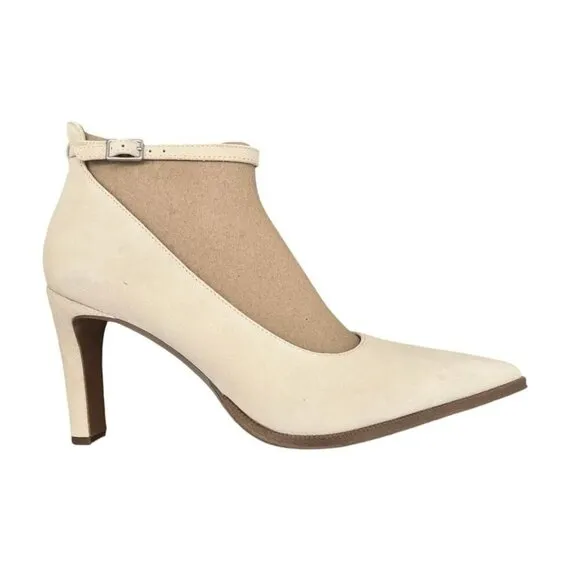 Franco Sarto Womens Gray Suede Adeja Ankle Strap High Heels Sz 10 NIB