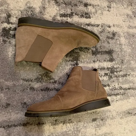 Franco Sarto Women's Occata Genuine Suede Leather Booties Ankle Boots Size 9.5M