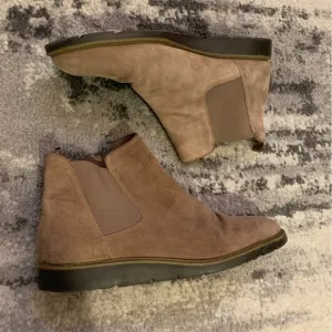 Franco Sarto Women's Occata Genuine Suede Leather Booties Ankle Boots Size 9.5M