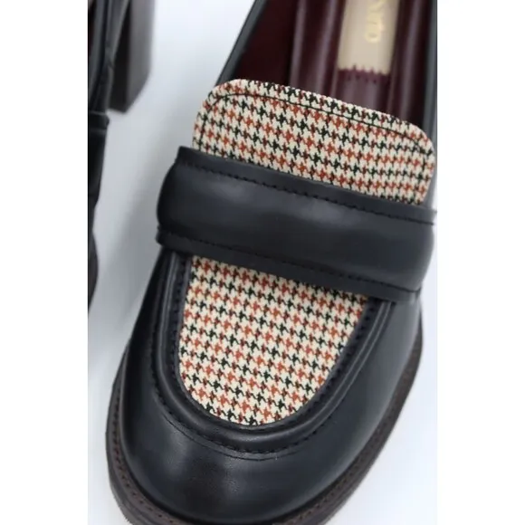 Franco Sarto Women's Size 7.5 Raven Black Block Heels Shoes (B,M) BHFO 4724