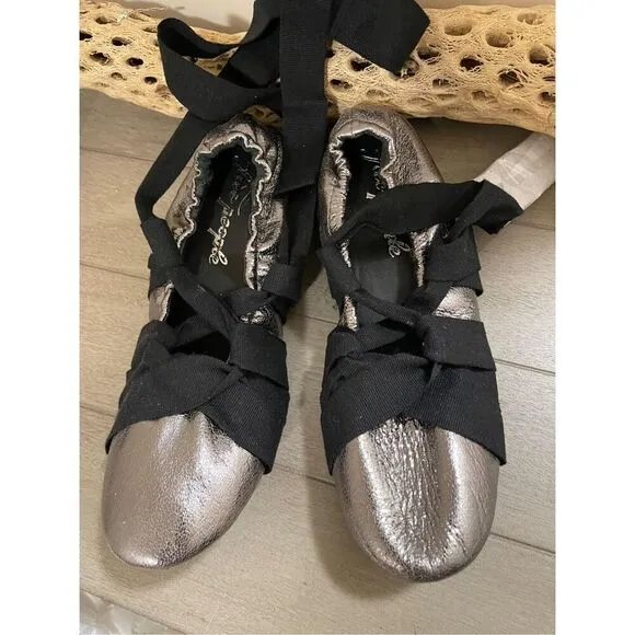 Free People Cece Wrap Ballet Flats Size 7