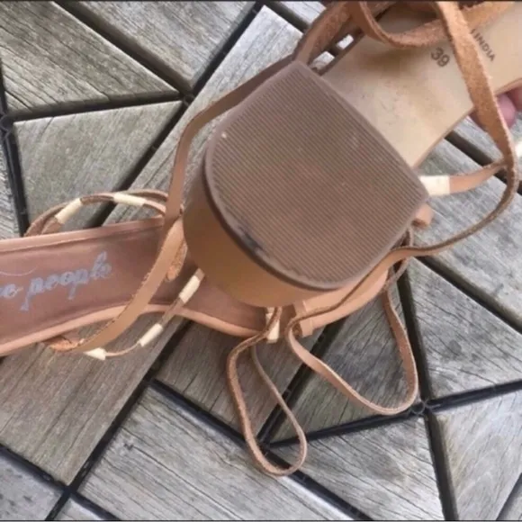 Free People Hermosa Lace Up Sandals Size 39