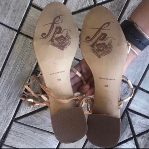 Free People Hermosa Lace Up Sandals Size 39