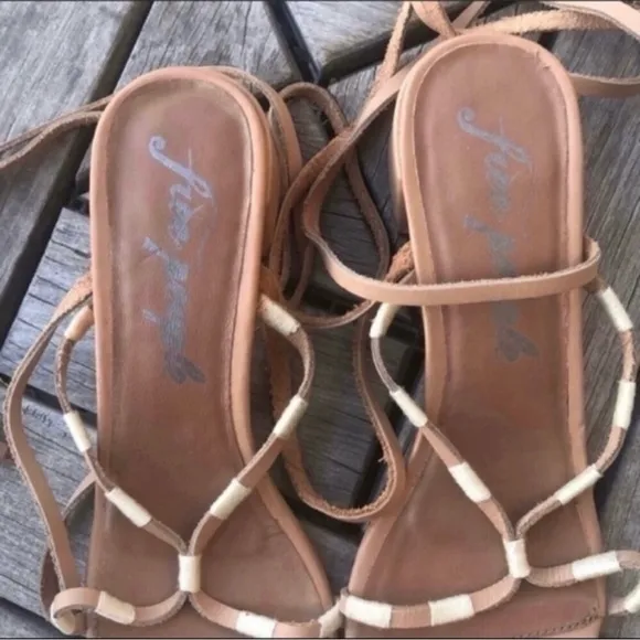 Free People Hermosa Lace Up Sandals Size 39