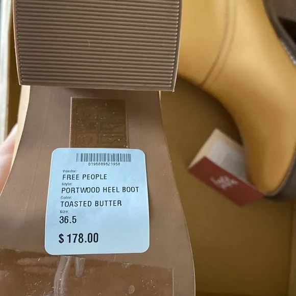 FREE PEOPLE Portwood Heel Boots