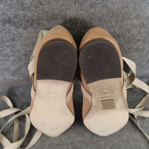 Free People Shoes Womens 36 Flats Ankle Wrap Tie Fashion Boho Leather Classic