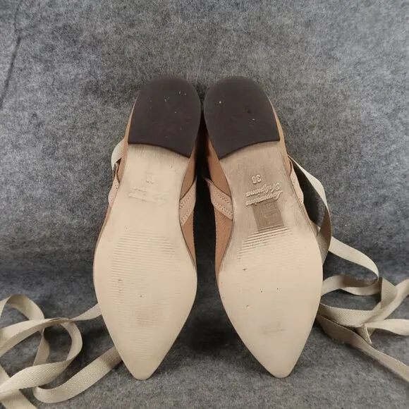 Free People Shoes Womens 36 Flats Ankle Wrap Tie Fashion Boho Leather Classic
