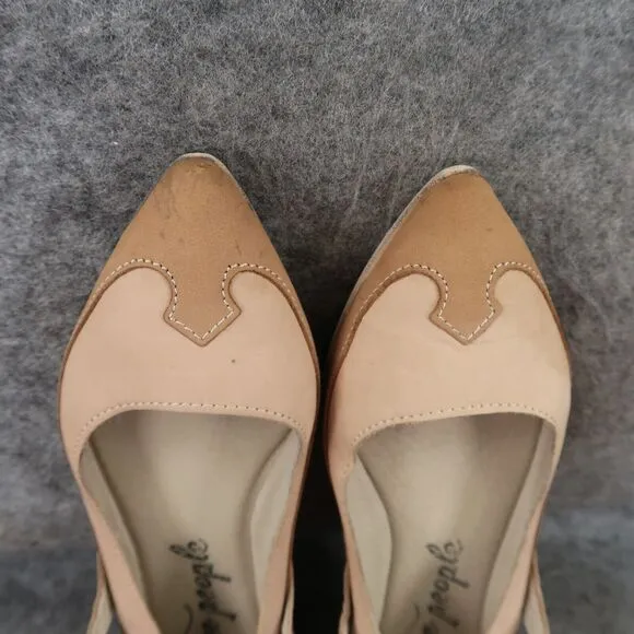 Free People Shoes Womens 36 Flats Ankle Wrap Tie Fashion Boho Leather Classic