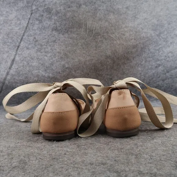 Free People Shoes Womens 36 Flats Ankle Wrap Tie Fashion Boho Leather Classic