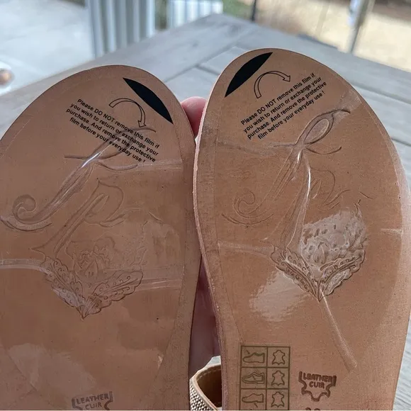 Free People Sunset Cruise Embellished Leather Sandals Womens Size 9 NWT