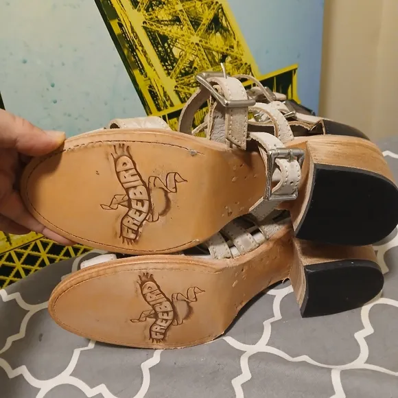FreeBird COZUMEL Leather Women's Strappy Sandals sz.8