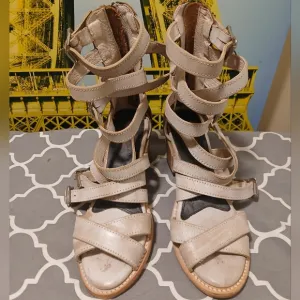FreeBird COZUMEL Leather Women's Strappy Sandals sz.8