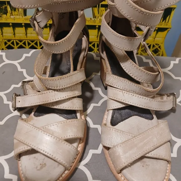 FreeBird COZUMEL Leather Women's Strappy Sandals sz.8