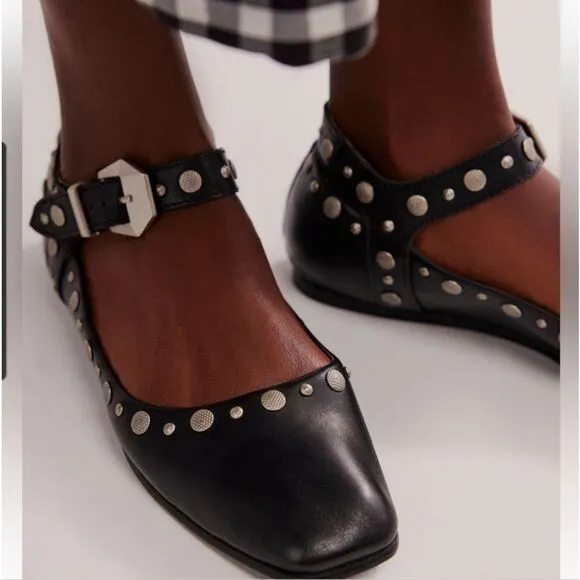 Free People Mystic Mary Janes Black Size 39.5