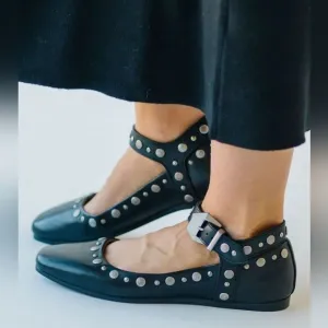 Free People Mystic Mary Janes Black Size 39.5