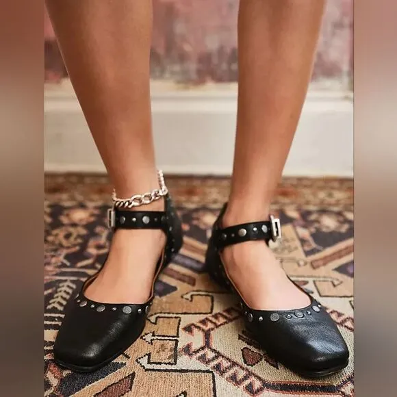Free People Mystic Mary Janes Black Size 39.5
