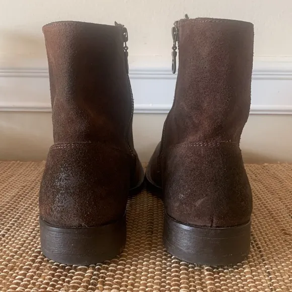 Frye  87907 Size 8 D Ankle Boots Zipper Mens