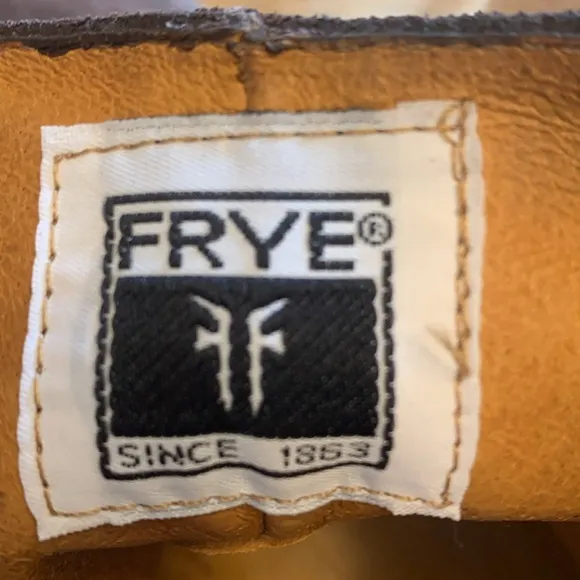 Frye  87907 Size 8 D Ankle Boots Zipper Mens