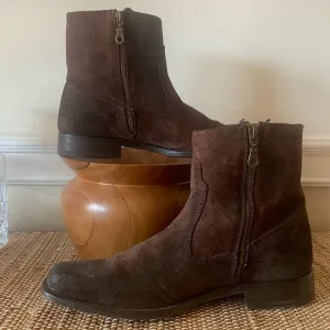 Frye  87907 Size 8 D Ankle Boots Zipper Mens