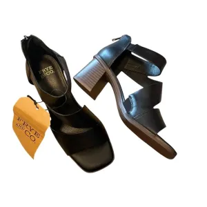 FRYE AND CO. Roxy Heeled Sandals Black Size 7 NEW